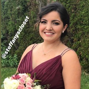 Hot & Sexy like NEW David’s Bridal WINE 🍷  DRESS